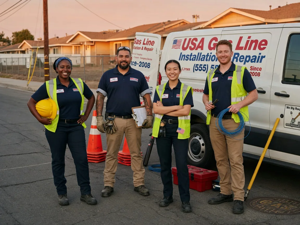 Gas Line Installation company in Omega, GA